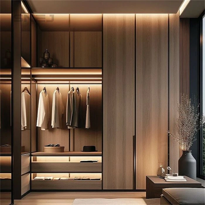 Wooden High Quality Open Closet Solutions